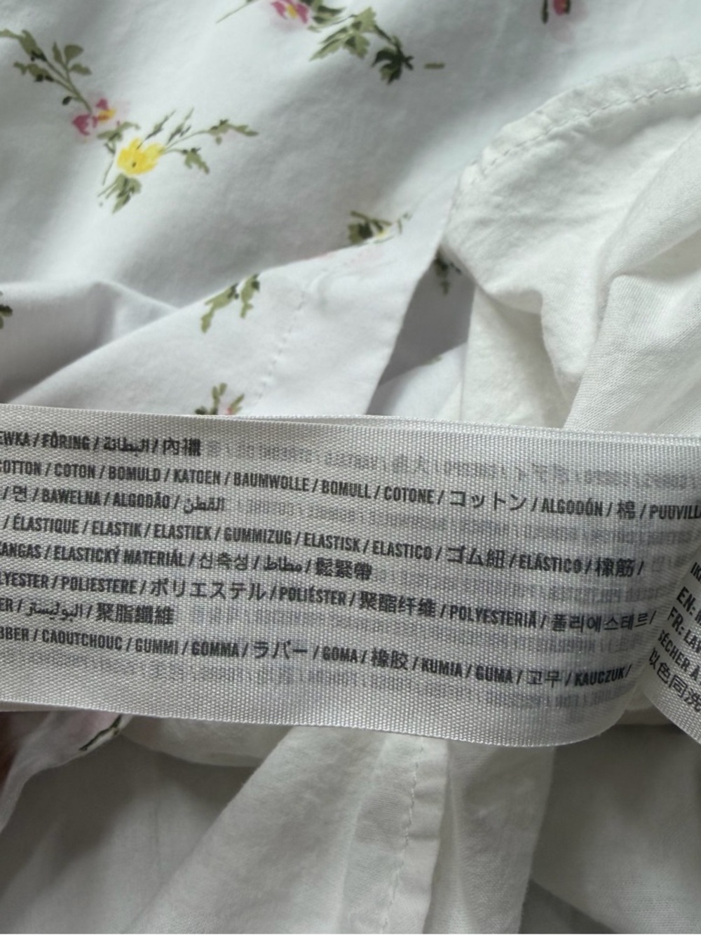 Abercrombie & Fitch Floral Milkmaid MiniDress White Cottagecore PuffSleeve Small - Picture 11 of 15
